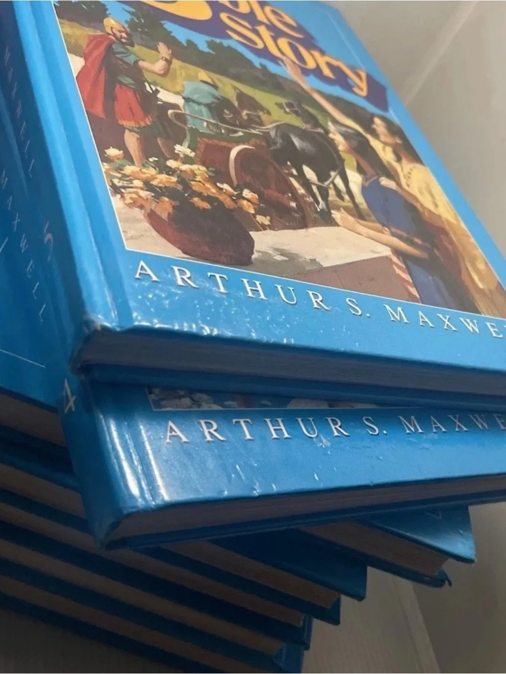The Bible Story By Arthur S Maxwell Volumes 4-10- Hardcover Book Lot